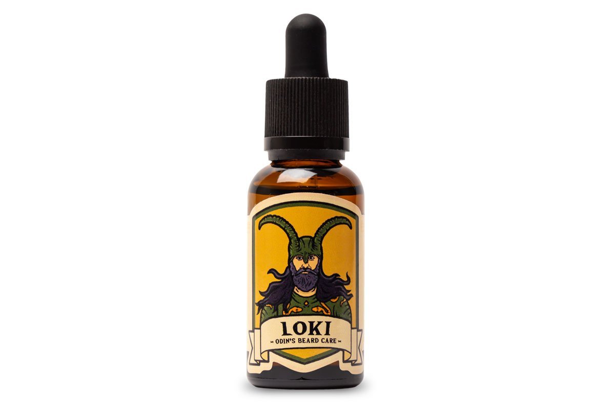 Loki Beard Oil - Pear • Bergamot • Blackcurrant • Violet Leaf • Rosewood • Geranium • White Musk • Vanilla 30ml