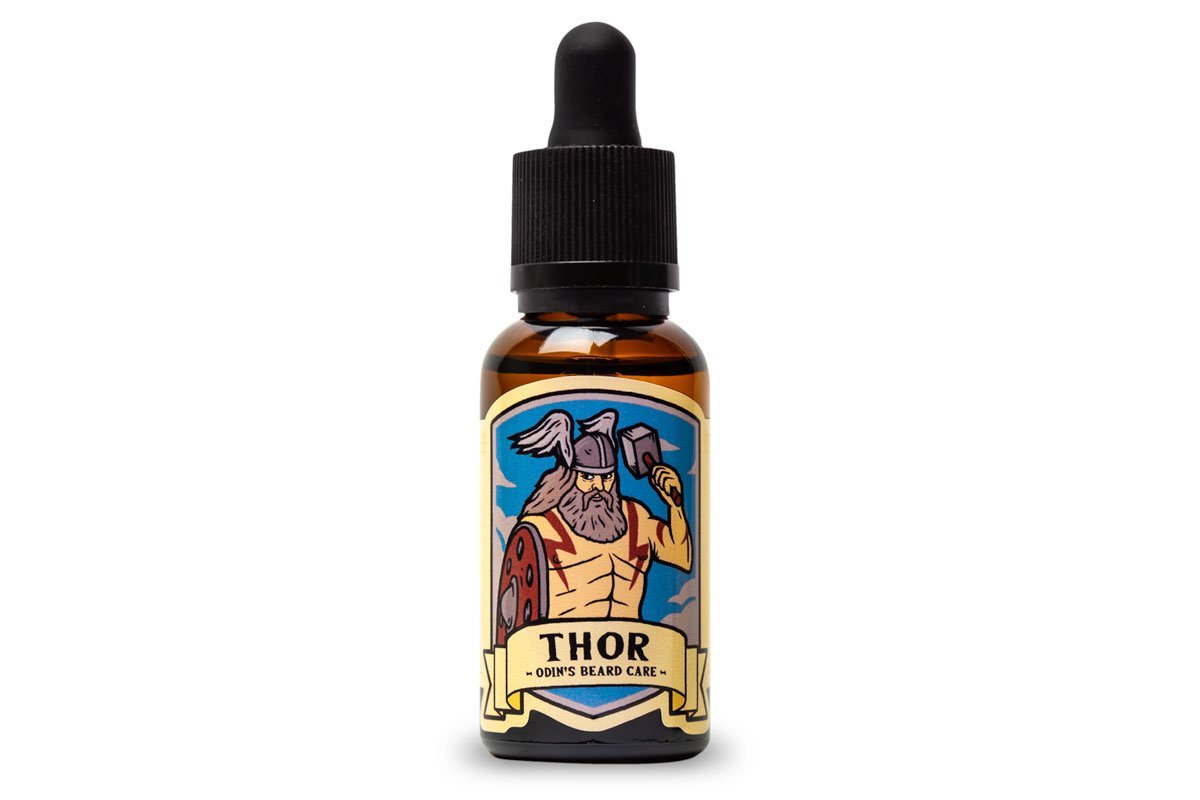 Thor Beard Oil - Lemon • Grapefruit • Bergamot • Cypress • Sage • Rosemary Cedarwood • Vetiver • Oud • Vanilla 30ml