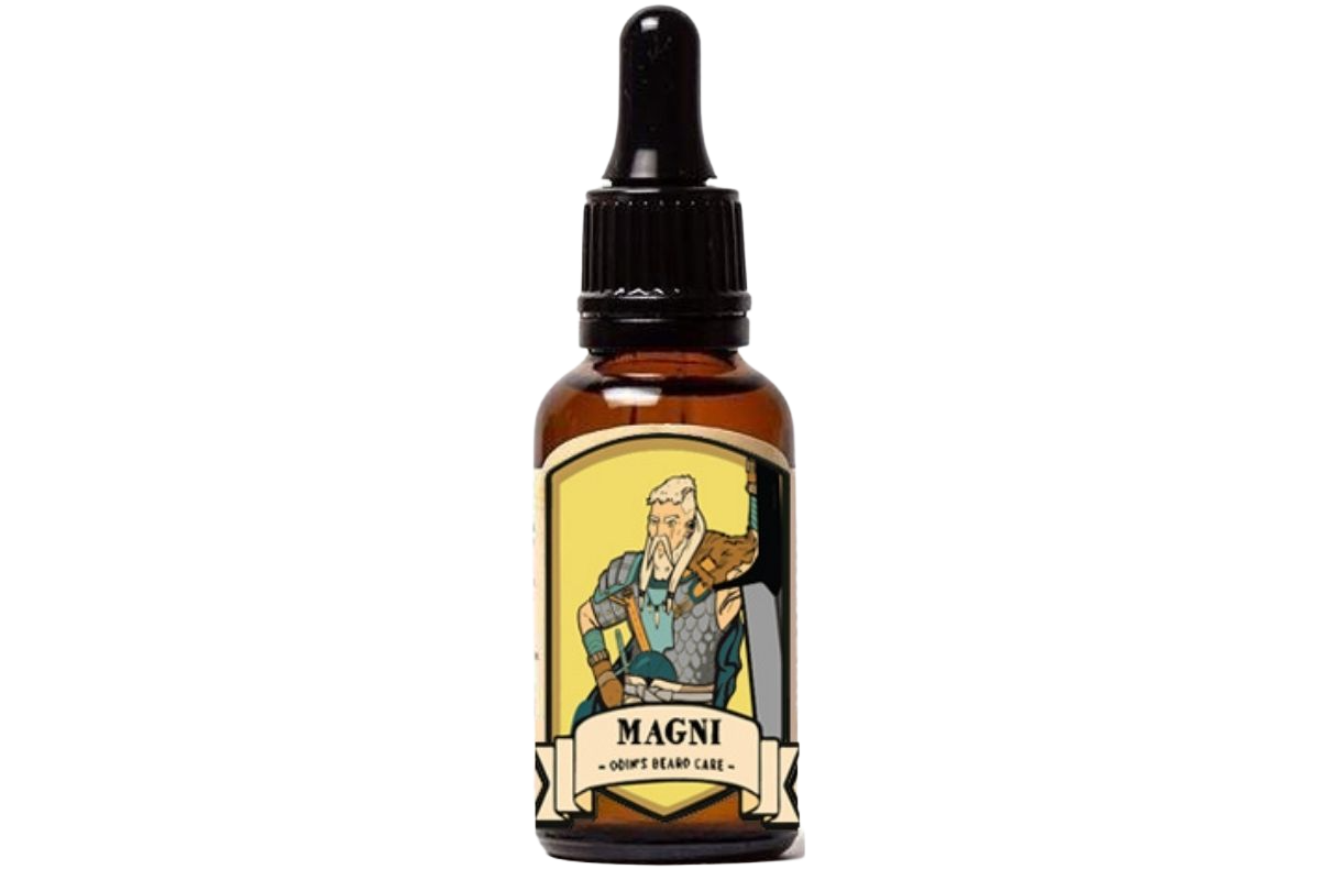 Magni Beard Oil - Coffee • Red Apple • Lemon • Lavender • Spearmint • • Orange Blossom Milk Accord • Sandalwood • Cedarwood (30ml)