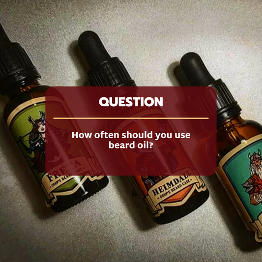 A selection of beard oils from Odinsbeardcare 