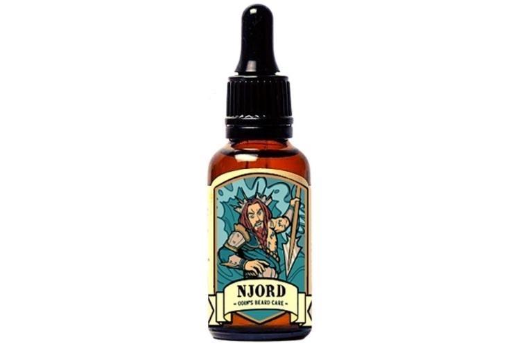 Njord Beard Oil - Sea Breeze, Seaweed, Bergamot, Lime, Amber & Cedarwood (30ml)
