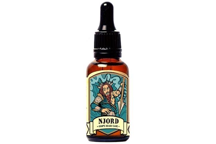 Njord Beard Oil - Sea Salt, Sage, Vanilla & Sandalwood 30 ml