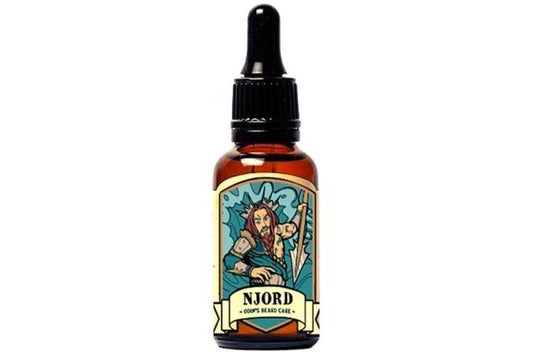 Njord Beard Oil - Sea Breeze, Seaweed, Bergamot, Lime, Amber & Cedarwood (30ml)