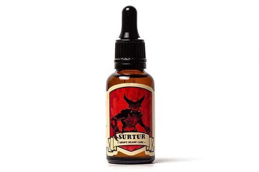 Surtur Beard Oil - Oudh, Saffron, Rose, Pink Pepper, Jasmine & Vanilla Musk (30ml)
