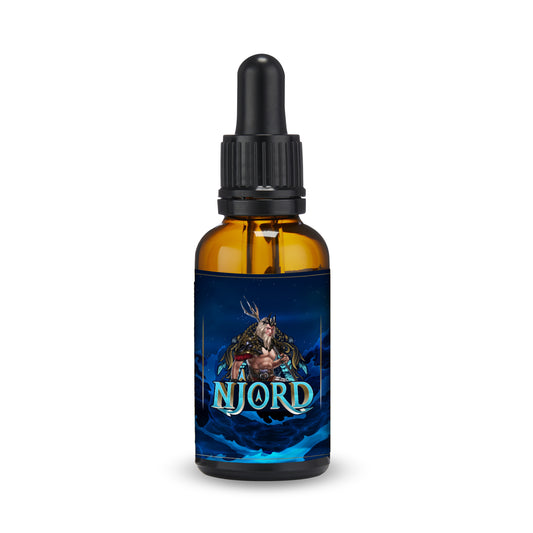 Njord Beard Oil - Spearmint, Mandarin, Ocean, Lilly, Sea Moss, Spices & Vanilla 30 ml